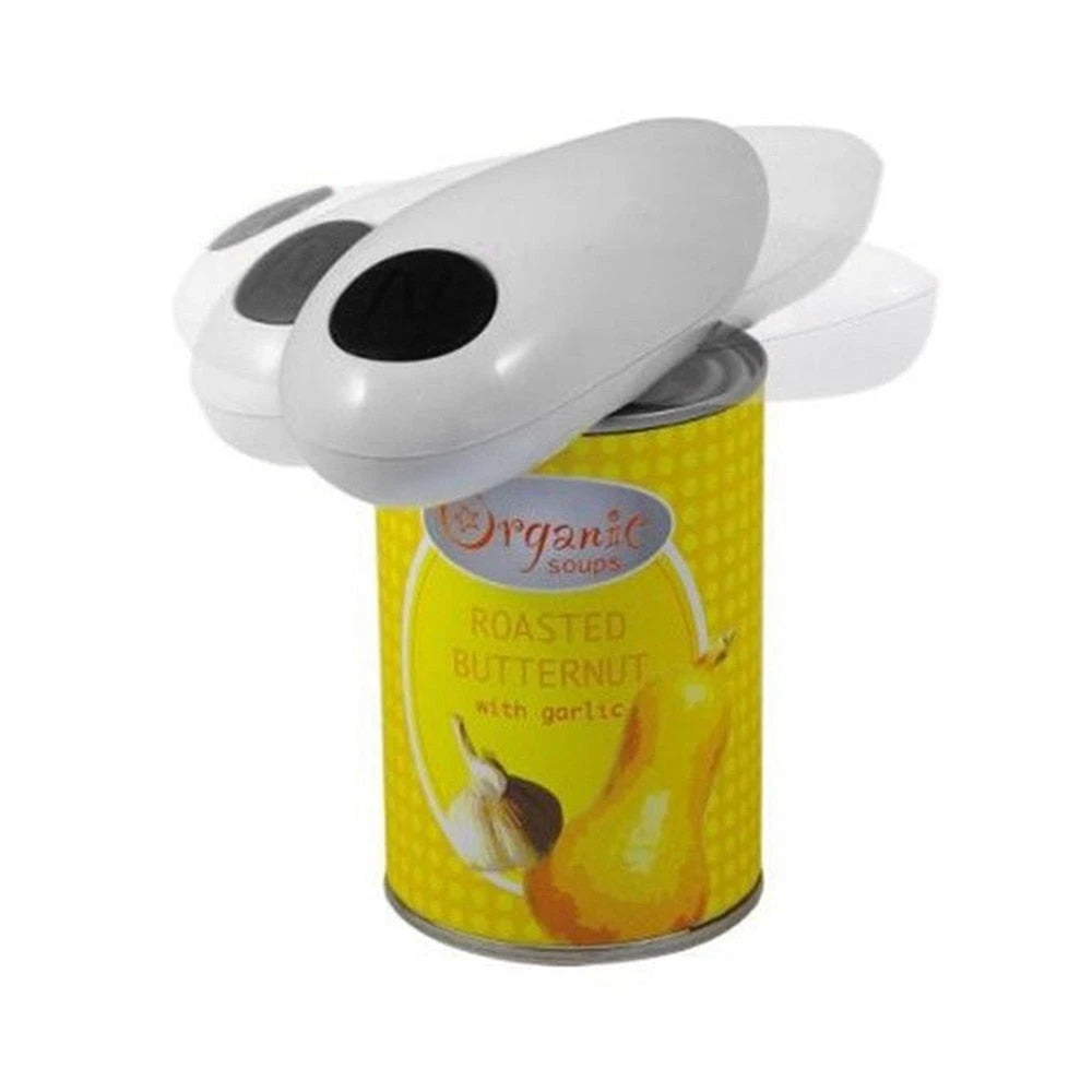 Electric Can Opener — Hands Free, One Touch, No Strength Needed
