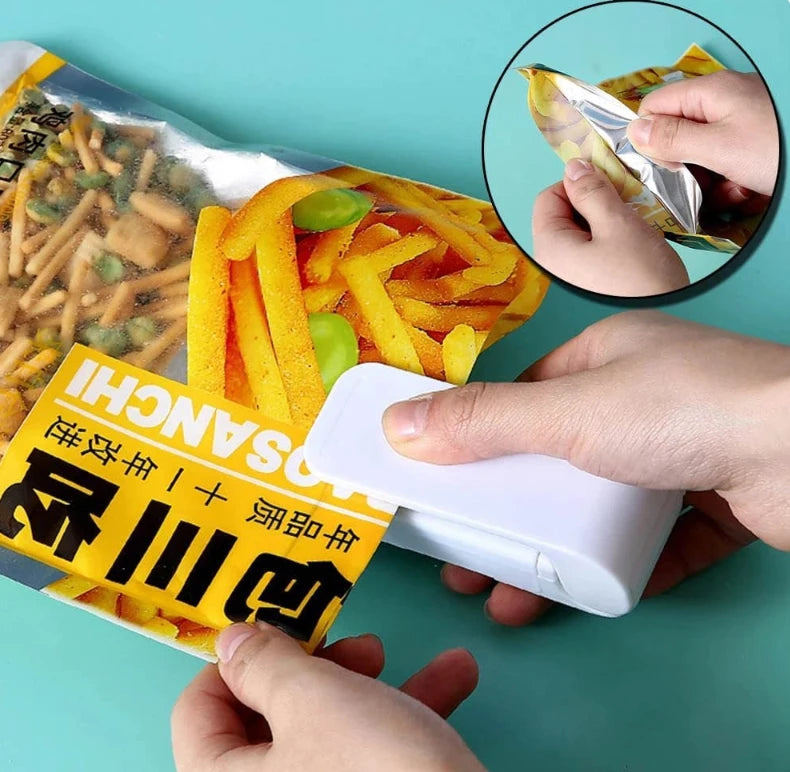 Portable Mini Heat Sealer For Bags And Snacks