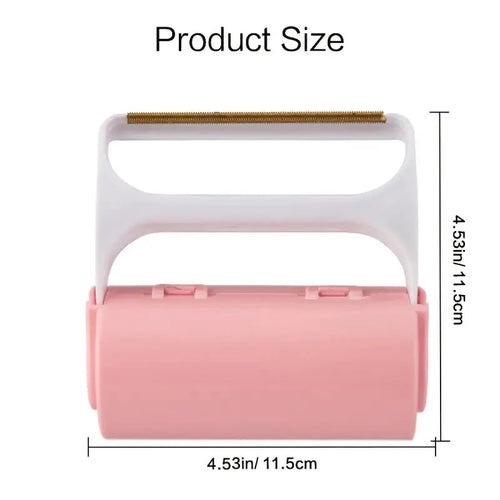 Pet Hair Remover Kit - Sticky Lint Roller & Brush